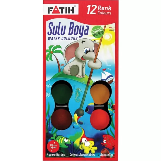 Fatih Sulu Boya K-12 King Size 12 Renk